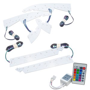 GMC Sierra Headlight DRL Upgrade Kit - ORACLE Lighting - ColorSHIFT w/ Simple Controller - `14-`15